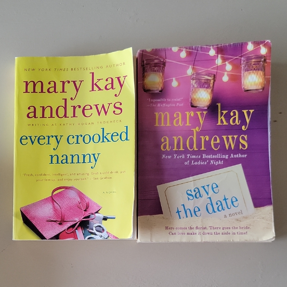Mary Kay Andrews Book Set - Yellow and Purple Covers